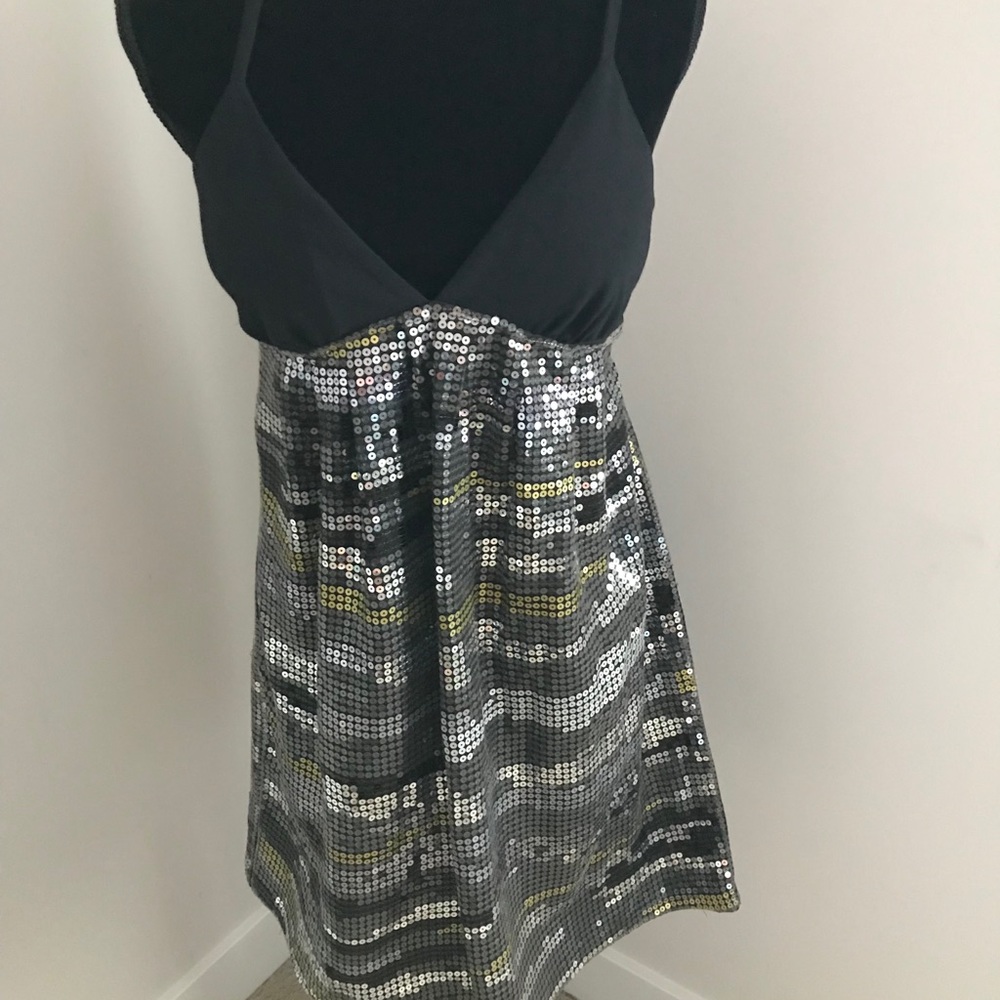 NWT LA ROK short sequin dress. Bra-style back.